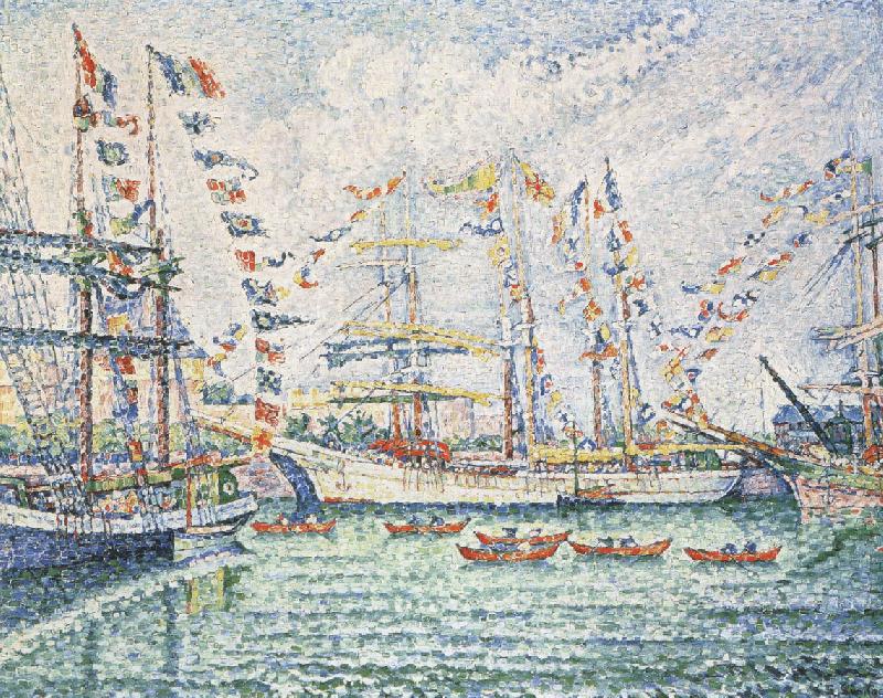 Paul Signac pardon of the newfoundlanders oil painting image